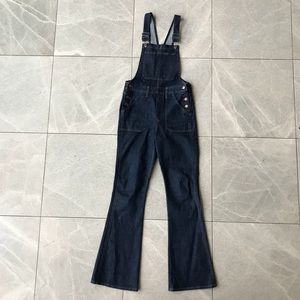 Preowned Madewell Denim Overalls Bootcut Flare